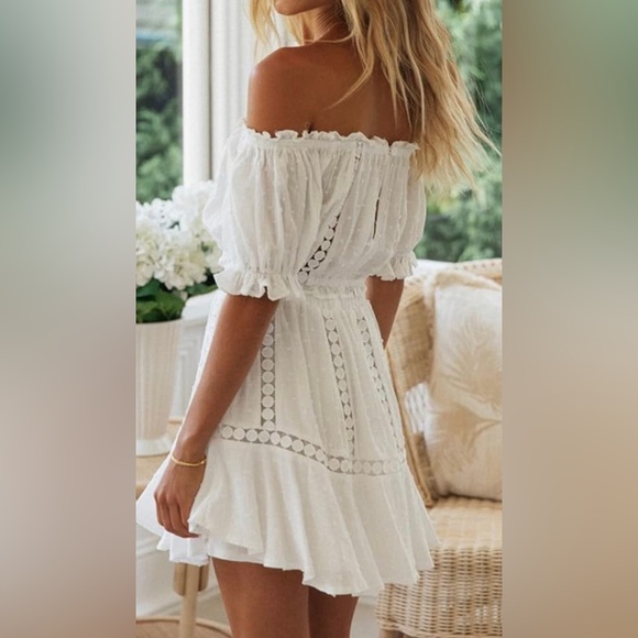 Zoe Cami Two Piece Skirt Set (White)